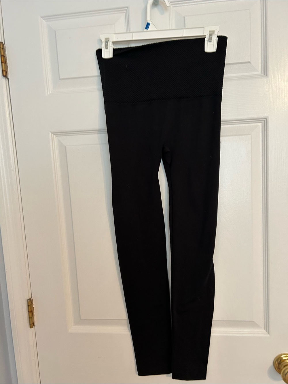 French Laundry Black Stretch Activewear Top with Contrast Logo